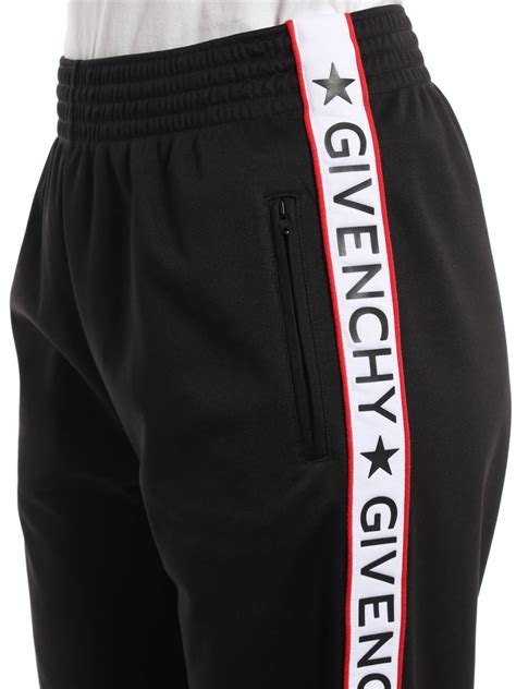 givenchy tracksuit side logo|givenchy jacket and pants tracksuit.